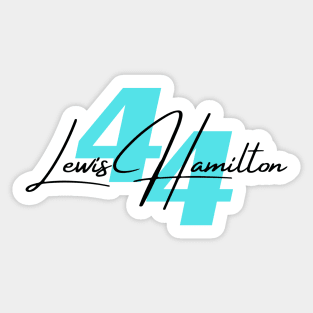 Lewis Hamilton Formula One 44 Sticker